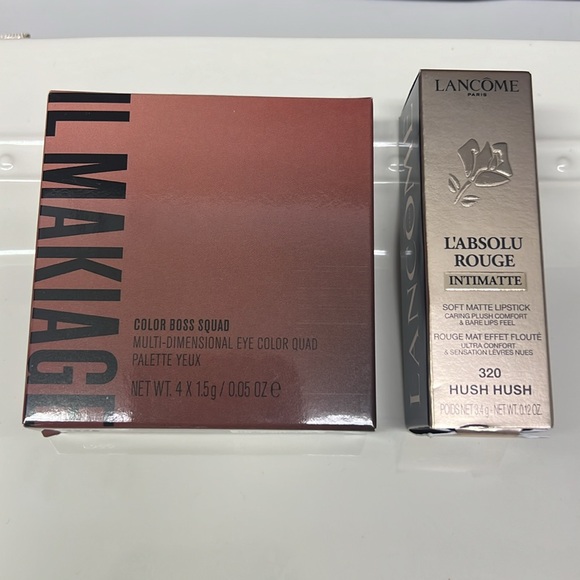 NEW Lancome L’ Absolu Rouge Lipstick ($35) & Il Makiage Eyeshadow Palette ($49) - Picture 2 of 6